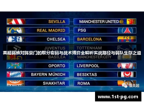 英超弱旅对阵豪门的取分密码与战术博弈全解析实战路径与弱队生存之道